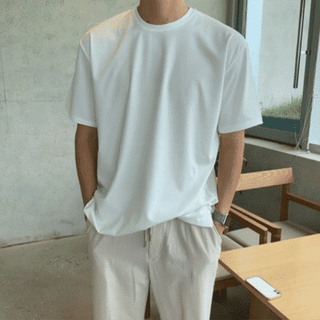 1 + 1 Deodorant Slit Ponte Short Sleeve Tee (Cool Fabric)