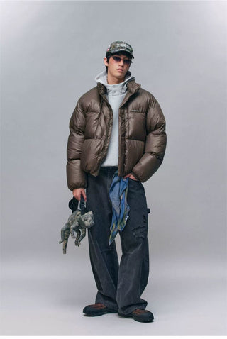 [Monterest] 800FP Duck Down Stand Collar Puffer Jacket