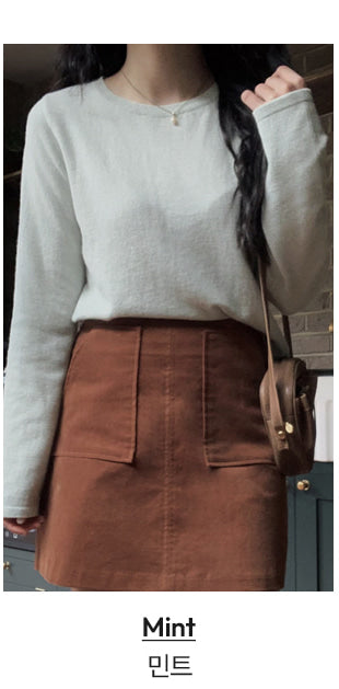 (U/V neck) wool knit - 6 colors