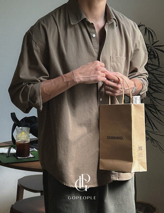 [by GOPEOPLE] Color Washed Shirt (3 colors)