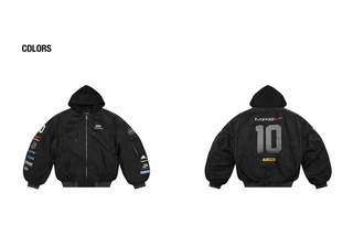 [MASONPRINCE] Boxy Racing Bomber Jacket