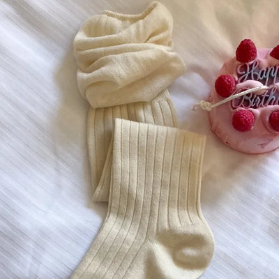 Oversized knee-high socks