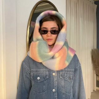 Border Tassel Scarf - P000KVYR
