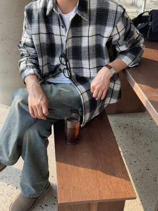 Encore Wool Tartan Check Shirt