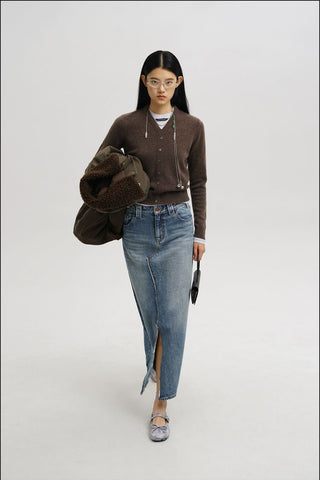 [MASONPRINCE] Cashmere Fitted Sweater