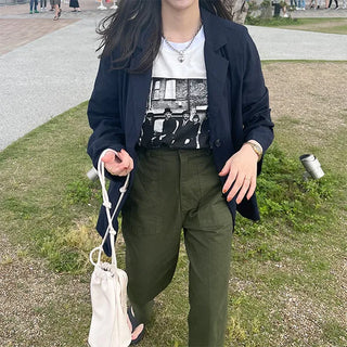 Basic linen jacket
