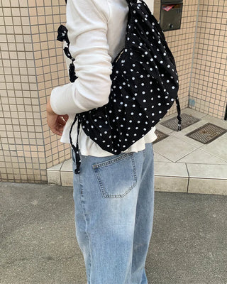 Cubic Wide Denim Pants