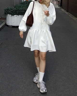Pintuck Long Blouse
