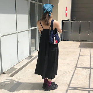 Square check scarf