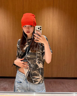 Camo Ringer T-shirt
