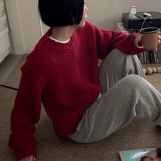 Vivid gauge knit sweater