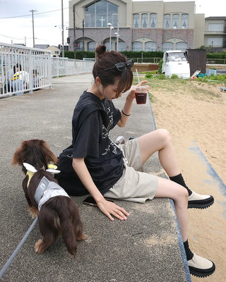 Nylon shorts with string waistband