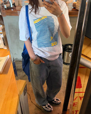 Surf print T-shirt