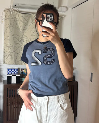 Patch Raglan T-shirt
