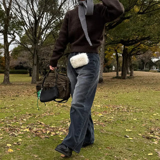 Wool round knit