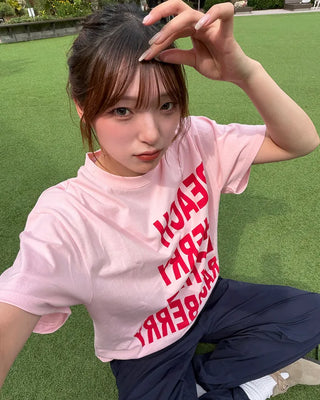 Big Lettering Cropped T-Shirt