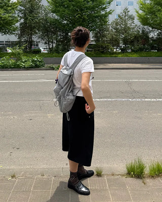 Nylon drawstring backpack