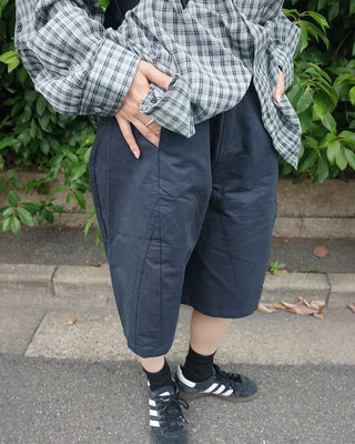Checked loose-fit shirt