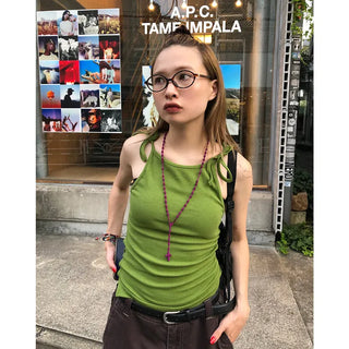 Mild Asymmetrical Ribbon Camisole