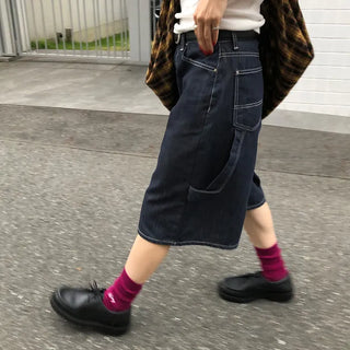 Bermuda denim pants