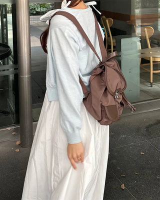 Multi-pocket basic backpack