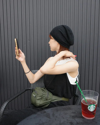 High-collar camisole long dress