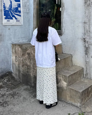 Photo print oversized T-shirt