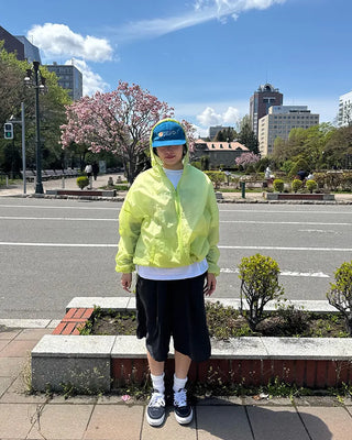 Windbreaker Hooded Zip-Up