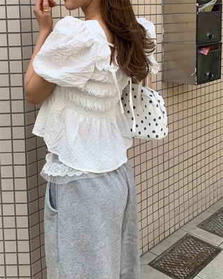 Polka Dot Shoulder Bag