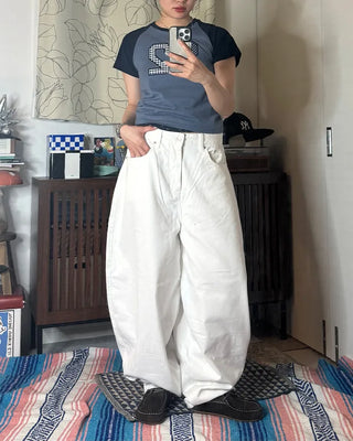 Cotton balloon pants