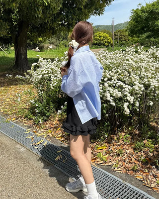Can-can frill shorts