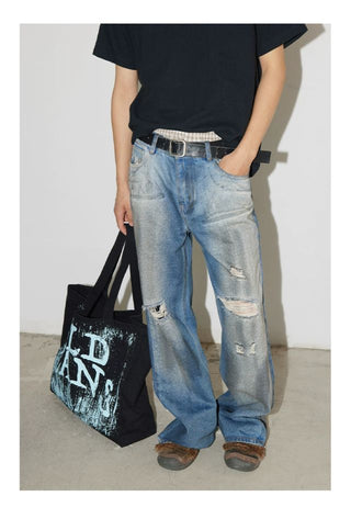 [CONP] “Lost ID CARD” Stained Jeans