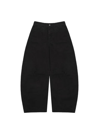 [MASONPRINCE] 3D Cut Curved Casual Pants