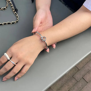 Twisted Round Bangle