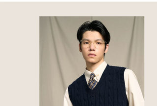 [CULTUM] Pima Cotton Cable Knit Sweater Vest