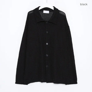 Summer sheer knit shirt