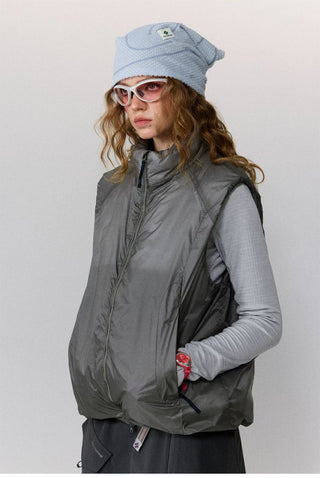[Monterest] Water-Resistant Padded Stand Collar Vest