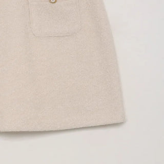 Pearl pocket mini skirt