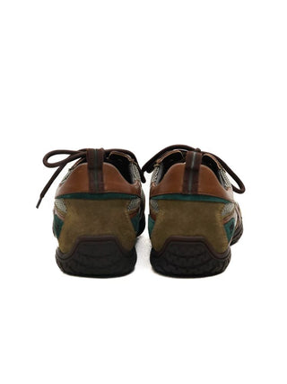 [Moromoro2] Multi-Material Leather Sneakers