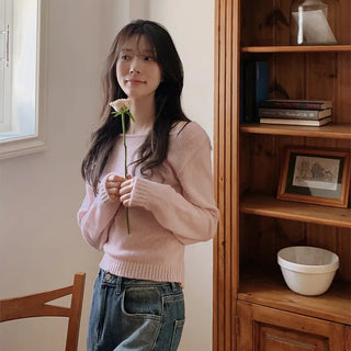 Boat neck soft knit