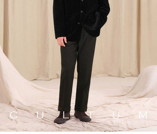 [CULTUM] Velvet French Blazer Jacket