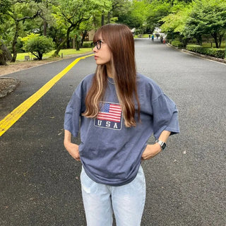 (Unisex) USA Print T-Shirt