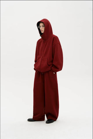 [MASONPRINCE] Heavyweight Air Layer Hoodie Set