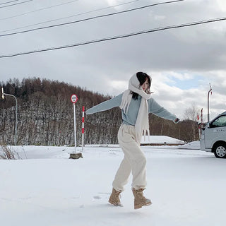 (Basic/Long) Double Fleece Jogger Pants (4 colors)
