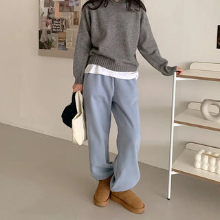 Patchwork Hooded Knit