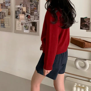 Patchwork Hooded Knit