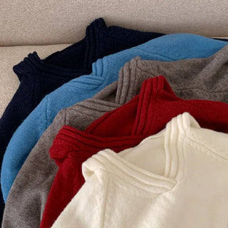 Patchwork Hooded Knit