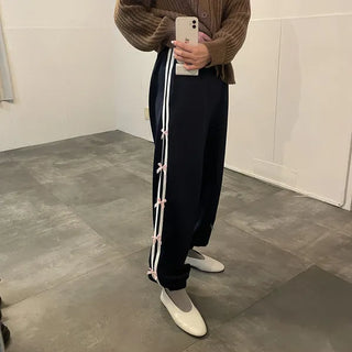 Ribbon detail jogger pants