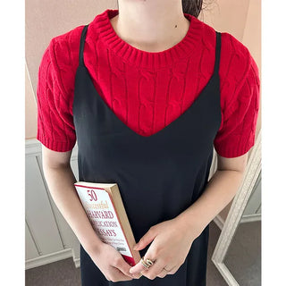 Cable sweater