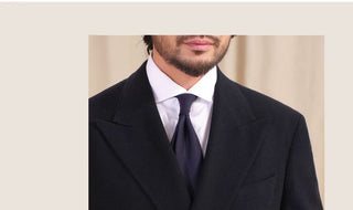 [CULTUM] Herringbone Peak Lapel Double Breasted Suit